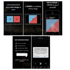 Интерактивная инструкция Crossfader DJ app