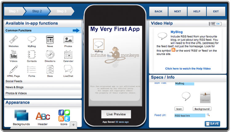 AppMakr.com — это онлайн-платформа для разработки приложений